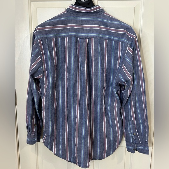 Vintage 90’s World Island Men’s XL Long Sleeve Button Down Shirt - Picture 2 of 7